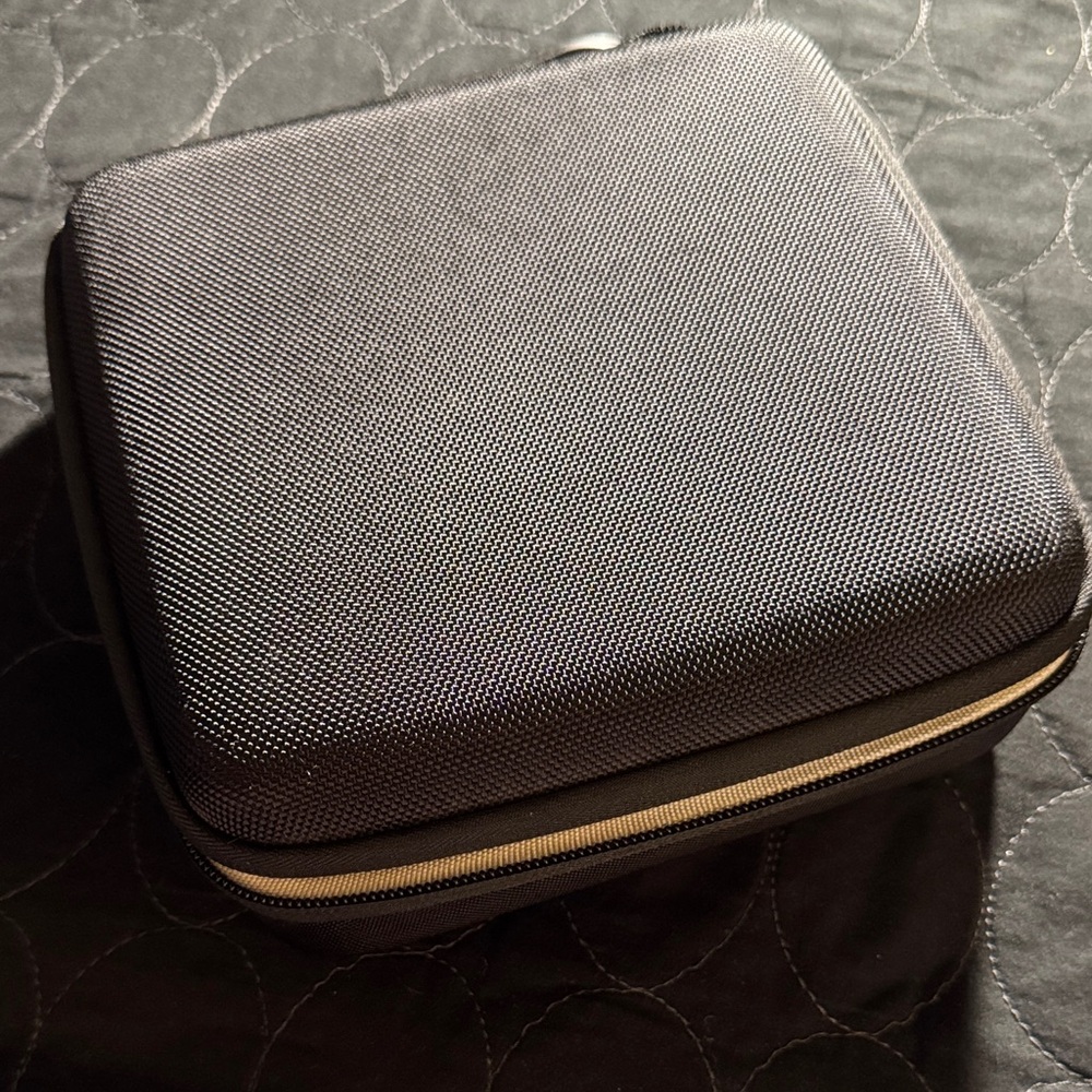 Khanka Black Hard Carrying Case shell Case foam insert and a durable zipper new